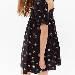 Urban Outfitters Puff Sleeve Babydoll Dress